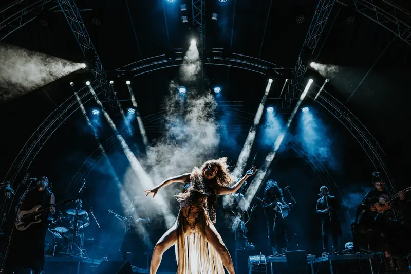 Evelyn Assouad Dancing in Light Beams