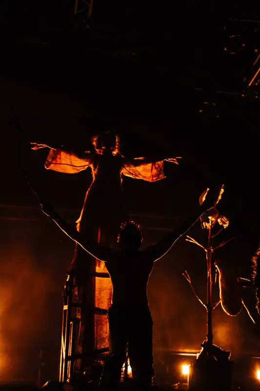 Evelyn Assouad Silhouette in Orange