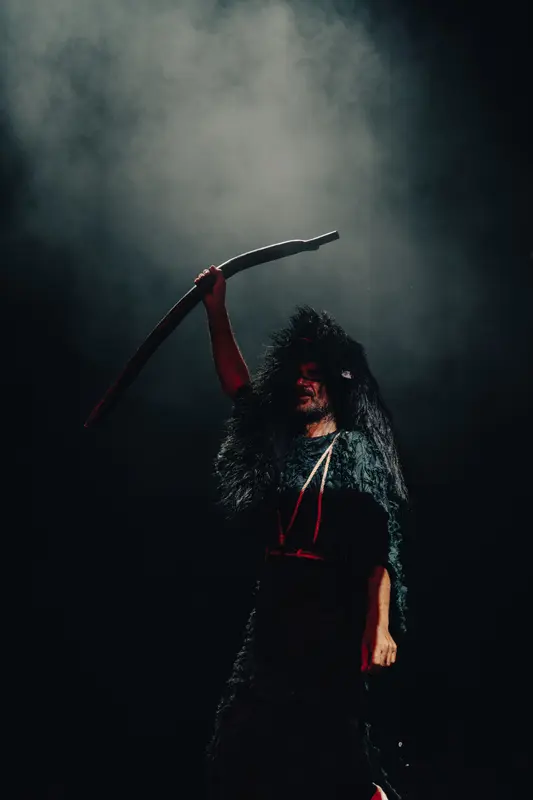 Fur Costume Raising Staff