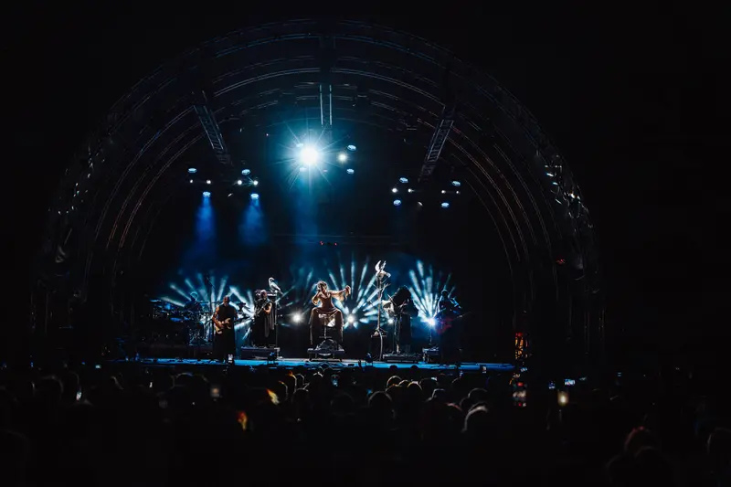 Stage Arch and Crowd